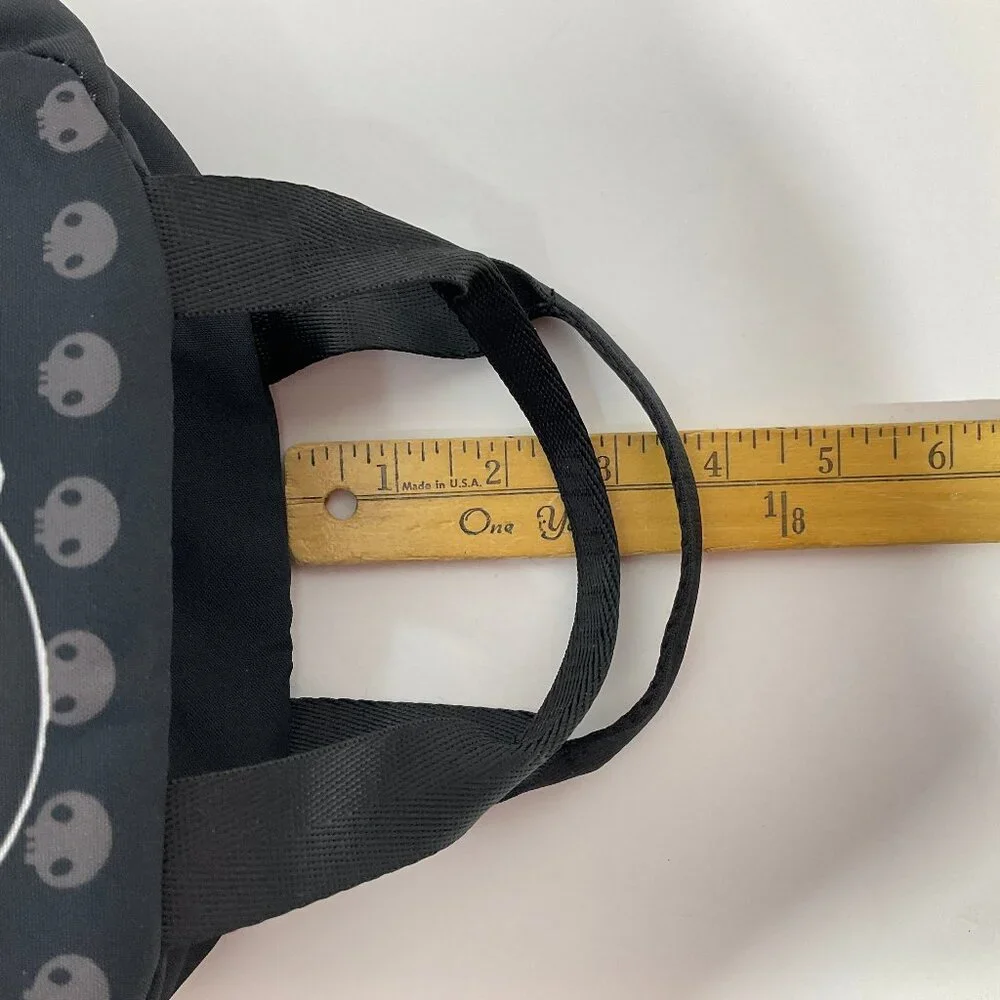 NWOT Kuromi Black Lunch Bag Zipper with Handles Hello Kitty Sanrio